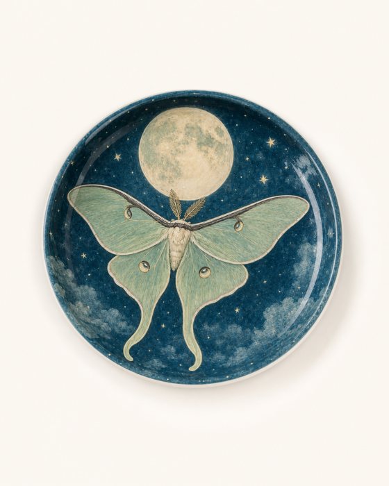 Luna Moth trinket dish