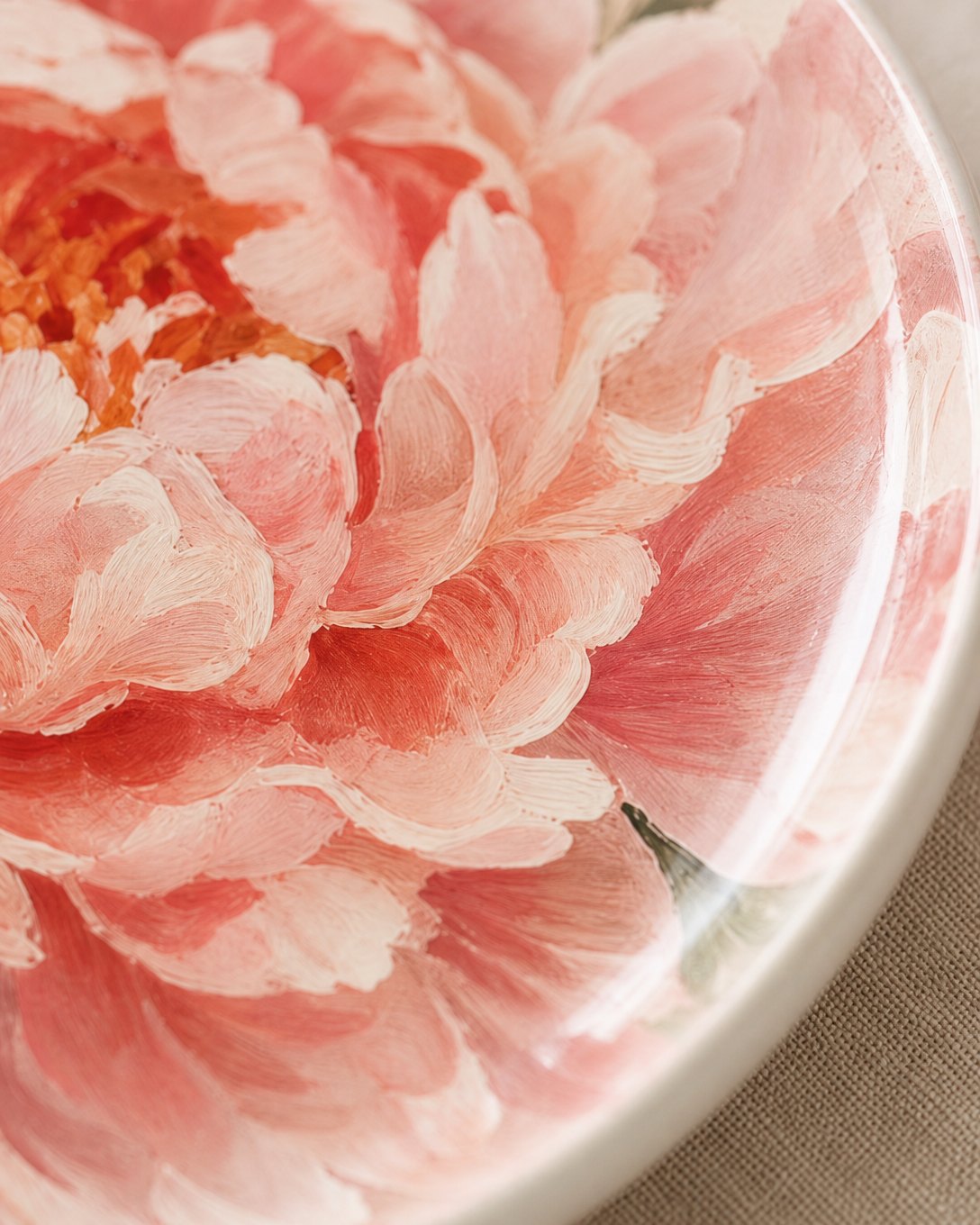 Blush Peony Trinket Dish, image 4