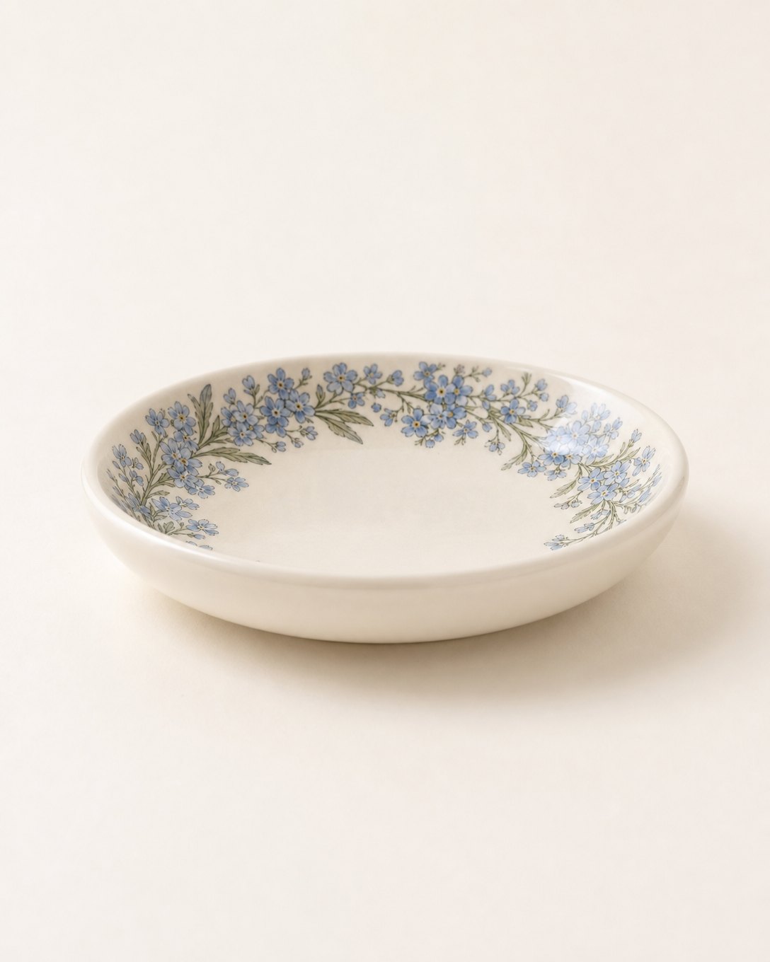 Forget-Me-Not Wreath Trinket Dish, image 3
