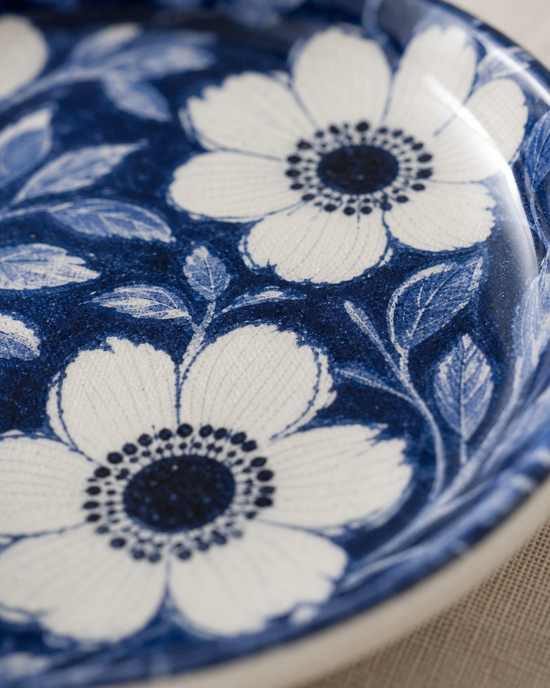 Indigo Anemone Trinket Dish, image 4