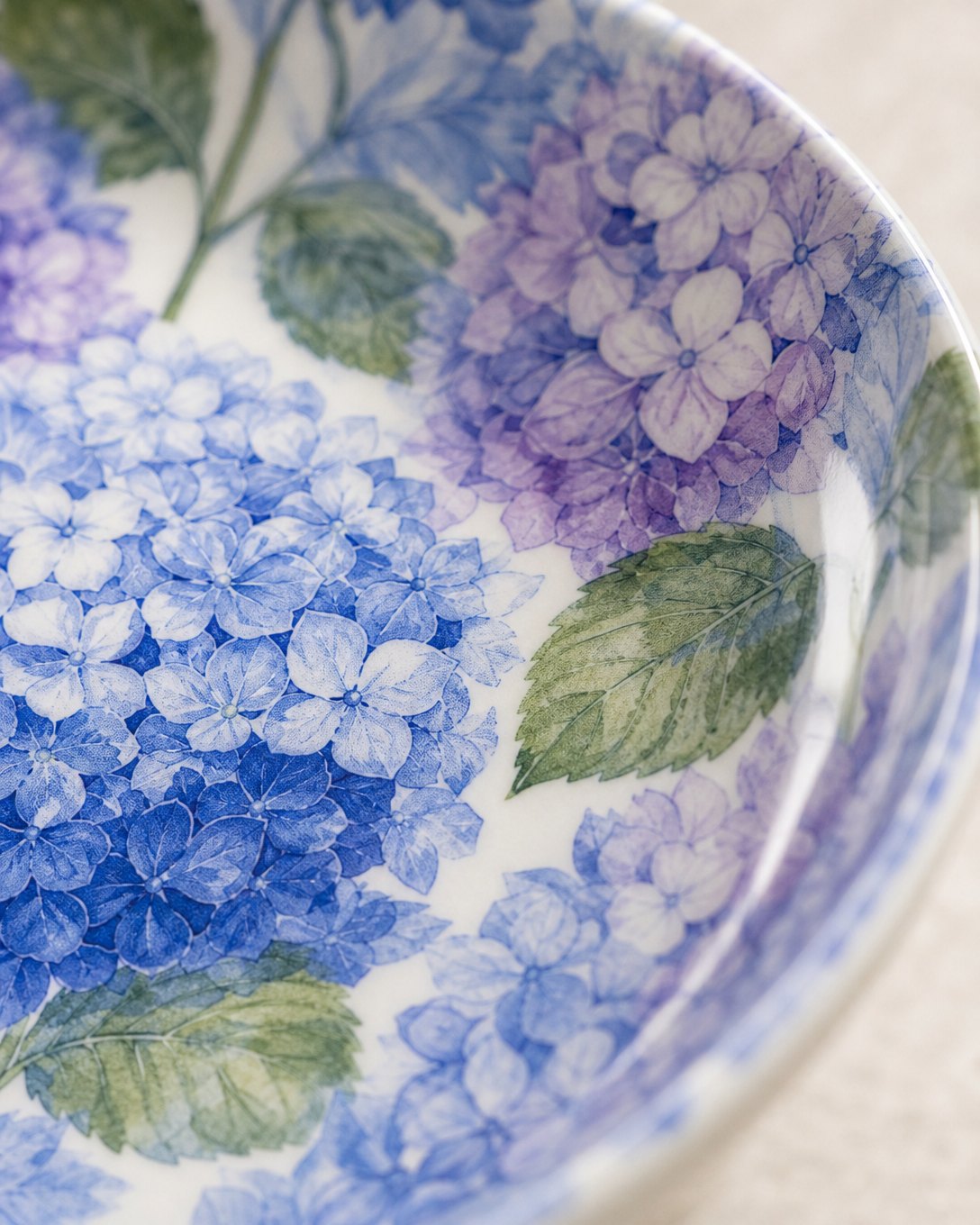 Hydrangea Blue Trinket Dish, image 4