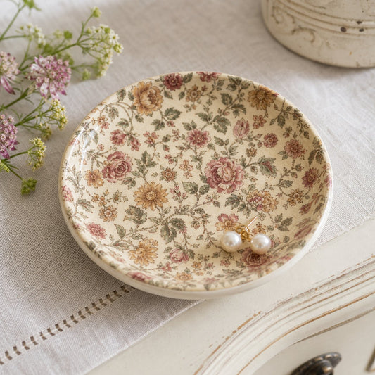 Marigold Chintz Trinket Dish, image 1