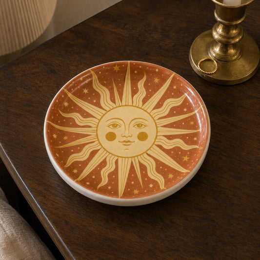 Folk Sun Trinket Dish, image 1