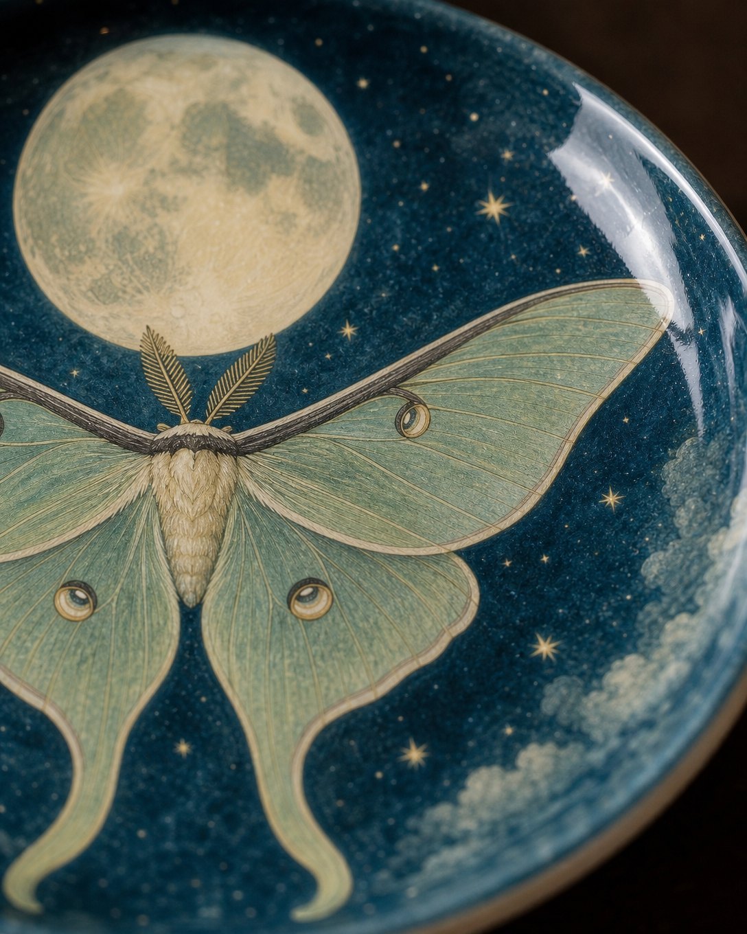 Luna Moth Trinket Dish, image 4