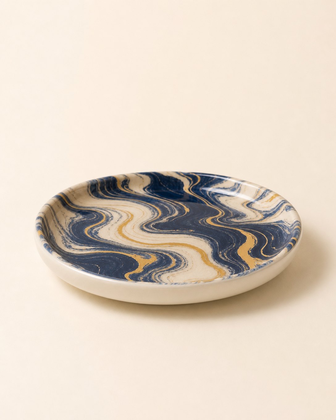Midnight Marble Trinket Dish, image 3