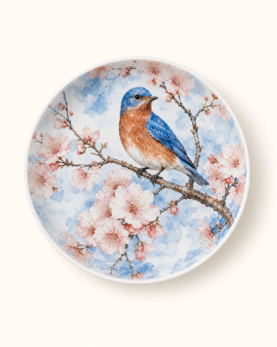 Bluebird Blossom Trinket Dish, image 2
