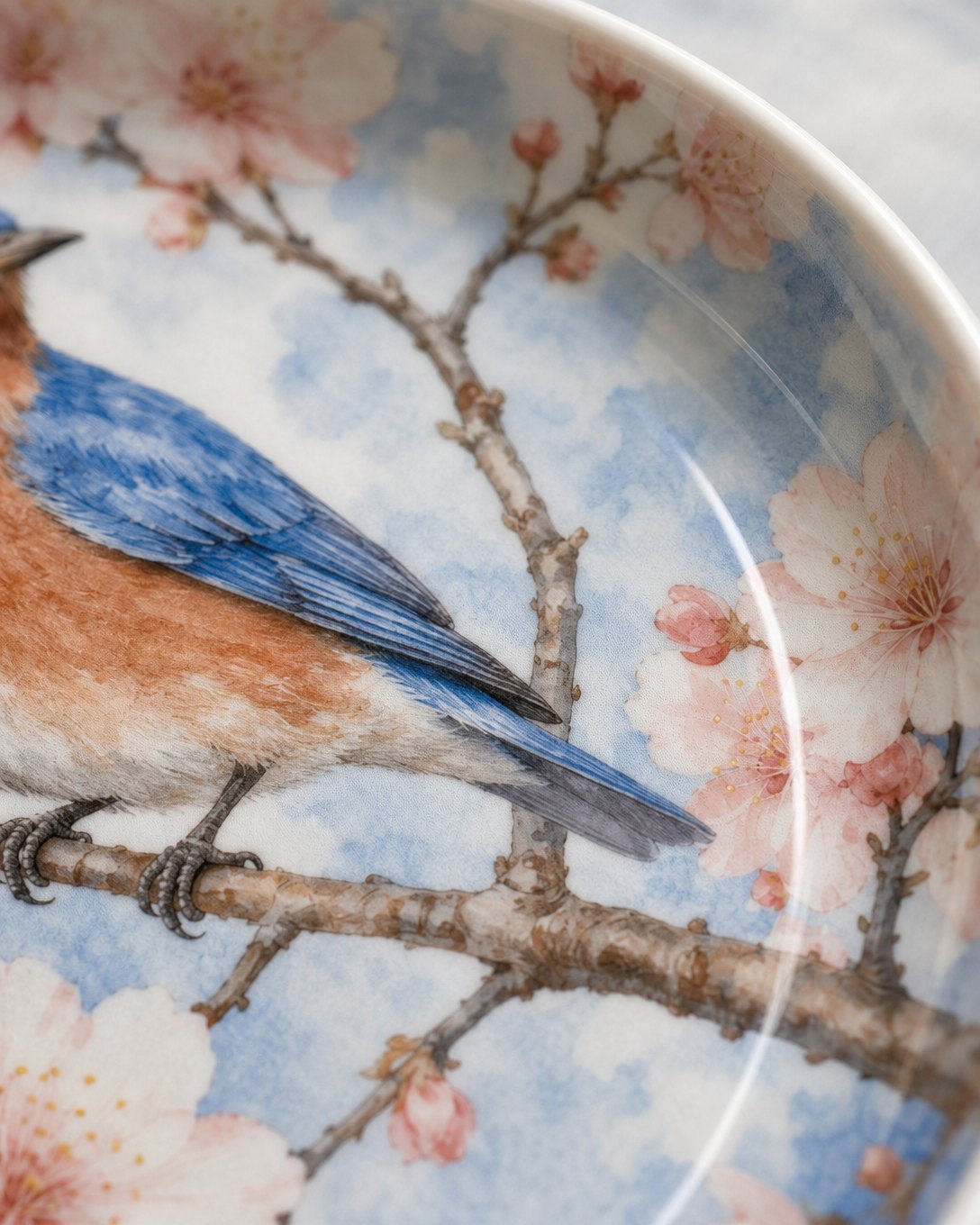 Bluebird Blossom Trinket Dish, image 4
