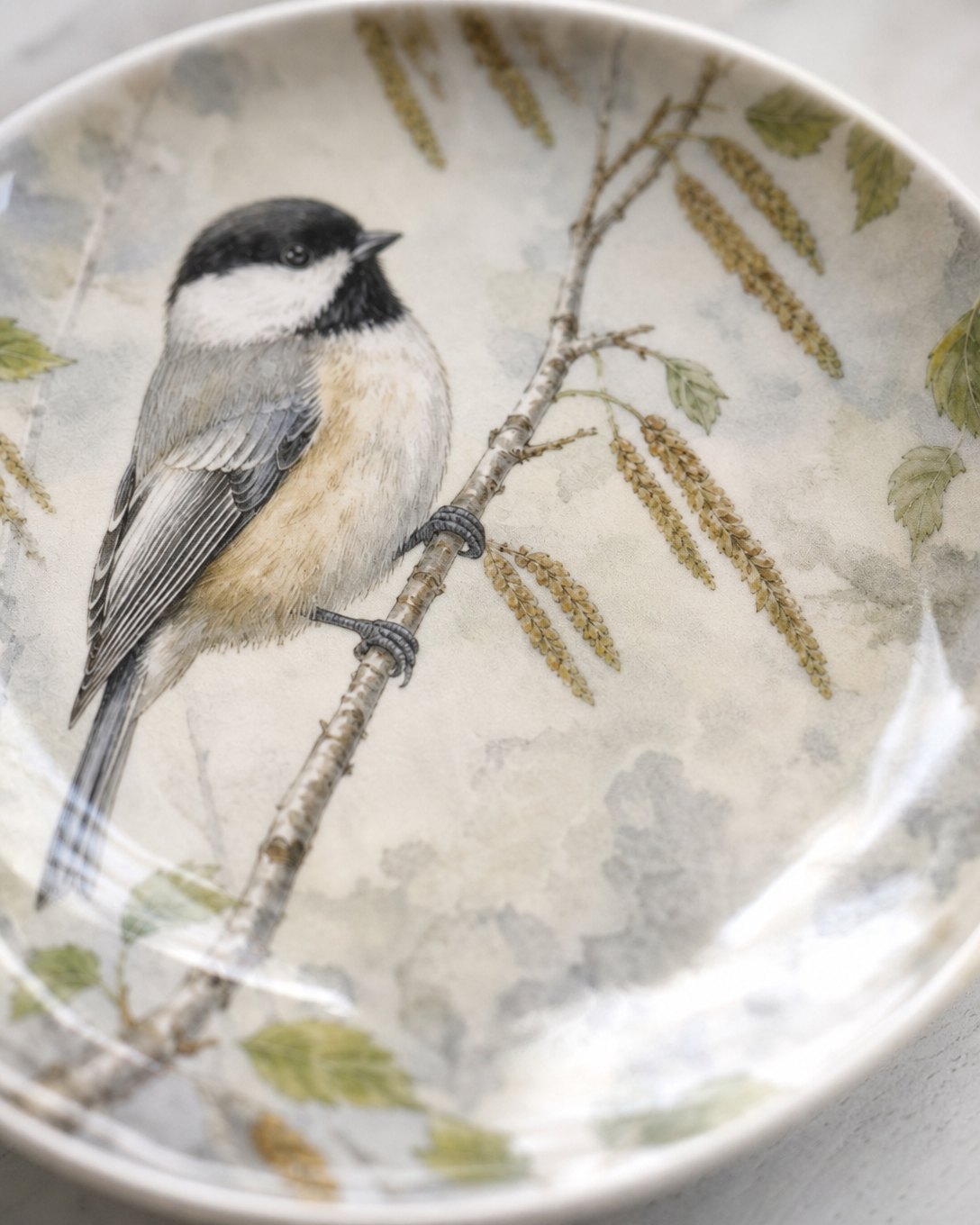 Chickadee & Birch Trinket Dish, image 4
