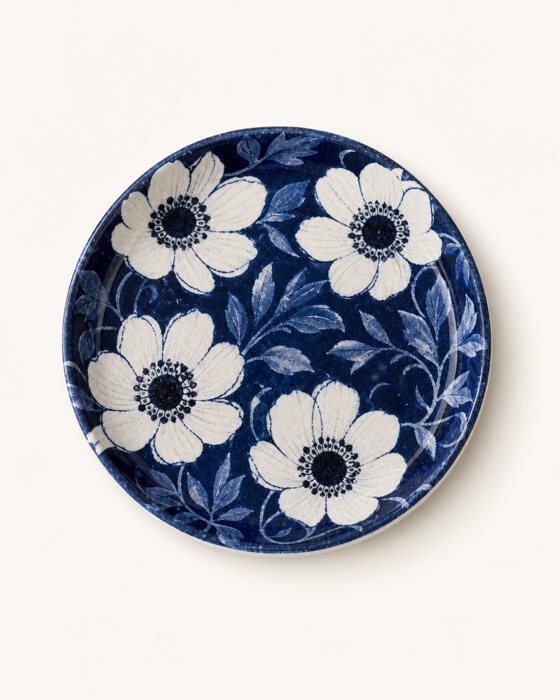 Indigo Anemone trinket dish