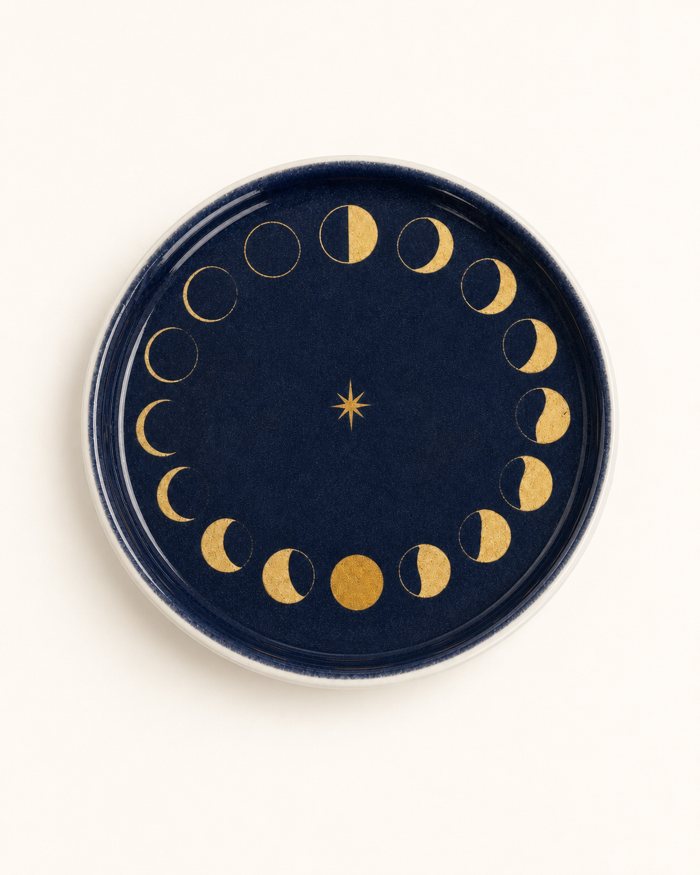Moon & Gilt collection, Moon Phases dish
